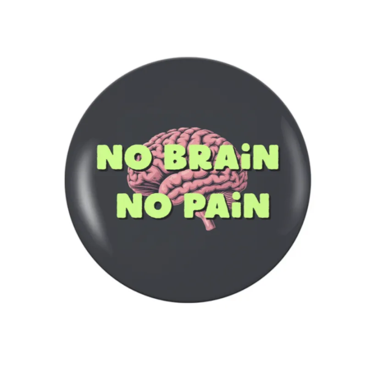 Décapsuleur aimanté personnalisé No Brain No Pain