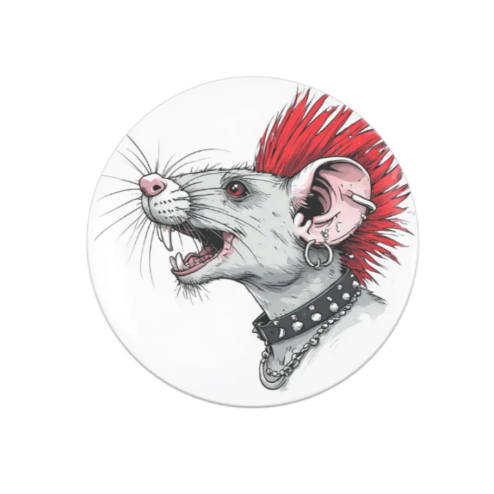 Décapsuleur aimanté personnalisé Rat Punk