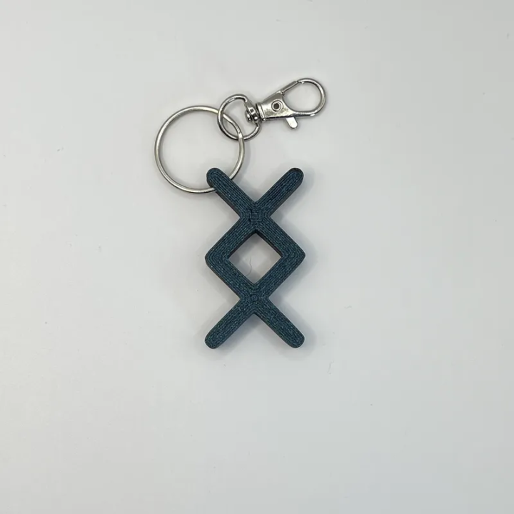 Porte-clés Rune Ingwaz