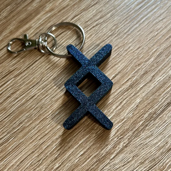 Porte-clés Rune Ingwaz