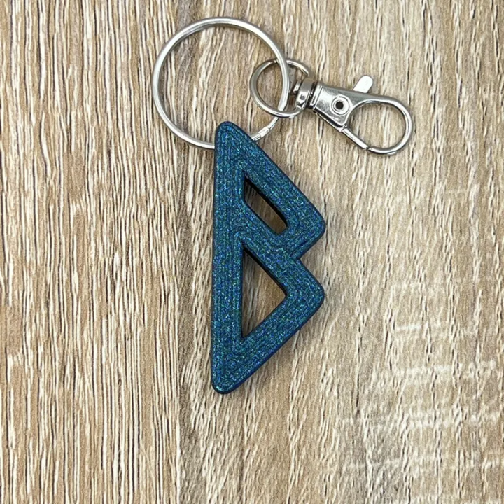 Porte-clés Rune Berkana