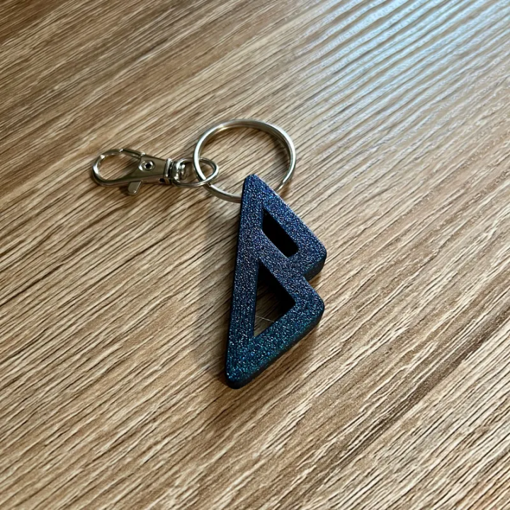 Porte-clés Rune Berkana