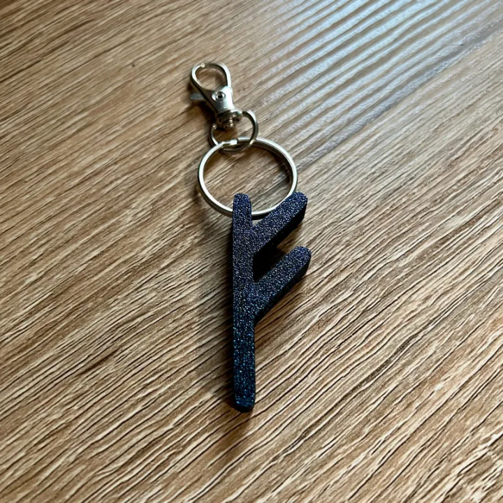 Porte-clés Rune Fehu