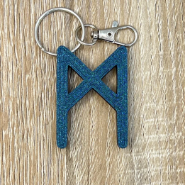 Porte clés Rune Mannaz