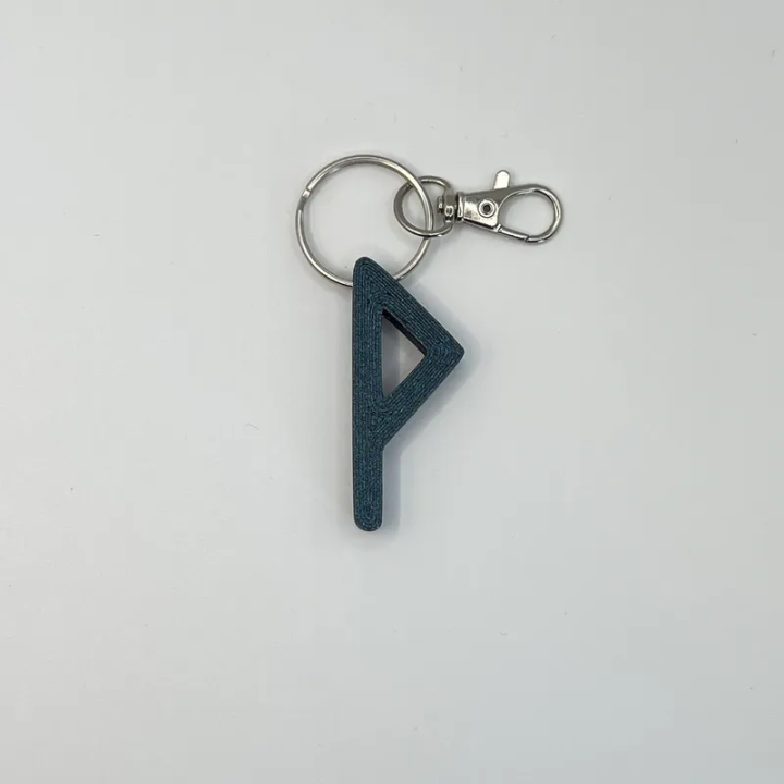Porte clés Rune Wunjo