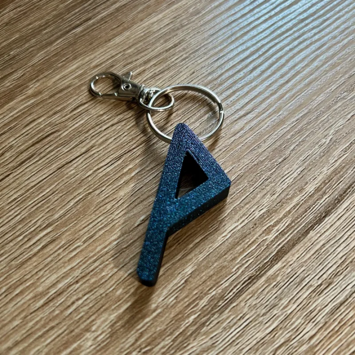 Porte clés Rune Wunjo