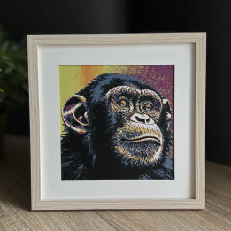 Tableau 3D - Chimpanzé