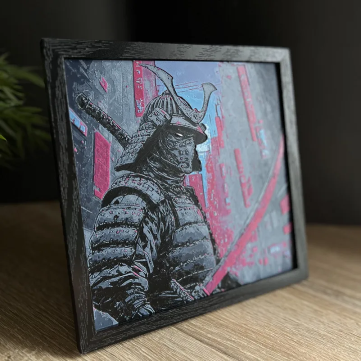 Tableau 3D - Samouraï