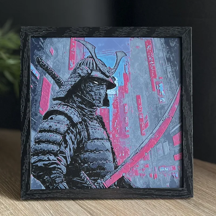 Tableau 3D - Samouraï