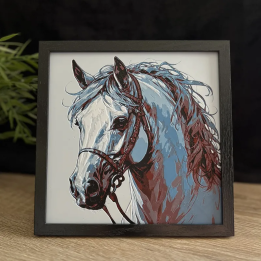 Tableau 3D - Cheval