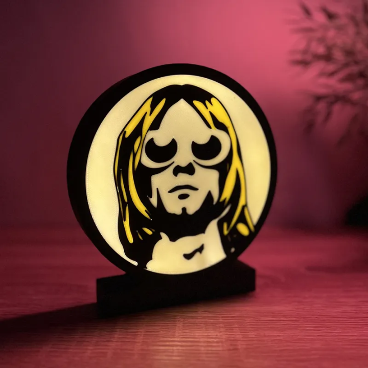 Lampe LED - Kurt Cobain
