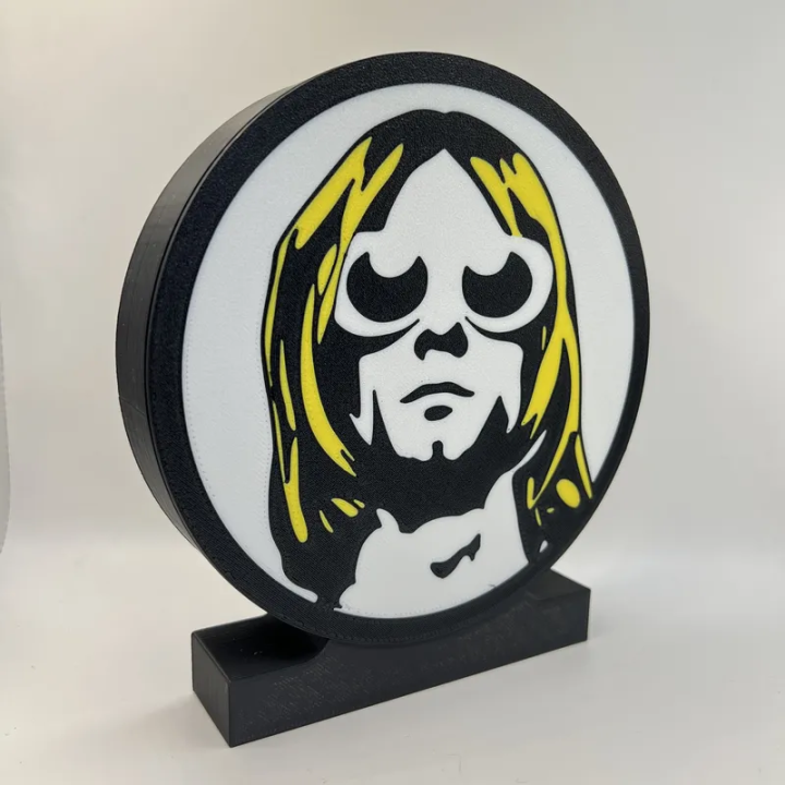 Lampe LED - Kurt Cobain