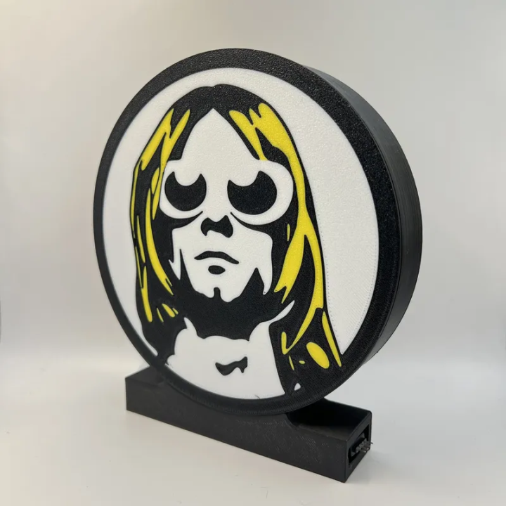 Lampe LED - Kurt Cobain