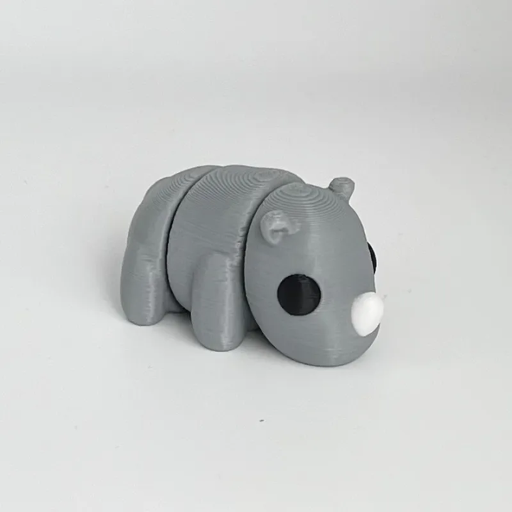 Fidget - Animal mignon articulé - Rhinocéros