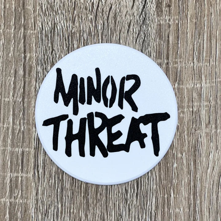 Sous verre Minor Threat
