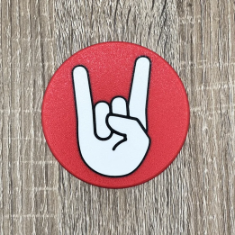 Sous verre Devil Horns