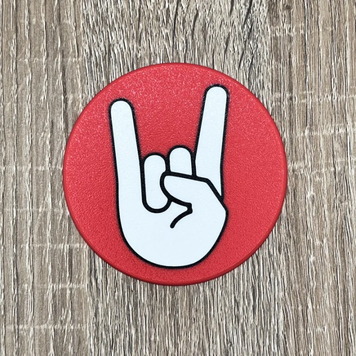 Sous verre Devil Horns