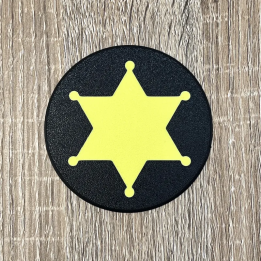 Sous verre Les Sheriff