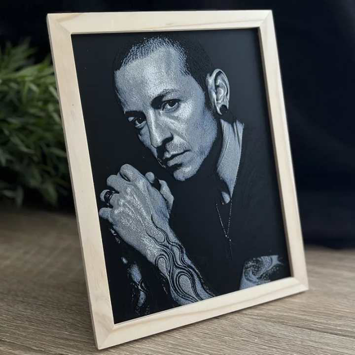 Portrait 3D de Chester Bennington