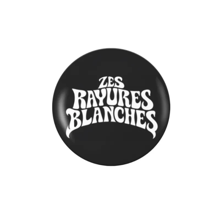 Les rayures blanches - Badge